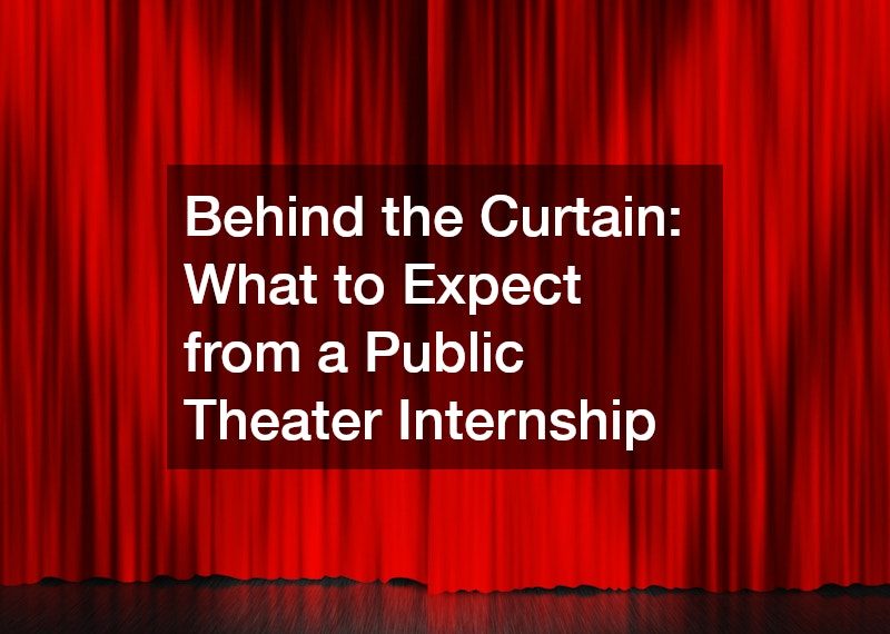 Behind the Curtain What to Expect from a Public Theater Internship